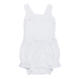 Blank Girl's Ruffled Vintage Style Sunsuit